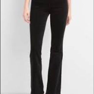 Gap Mid Rise Premium Boot black courderoy jeans size 31/12